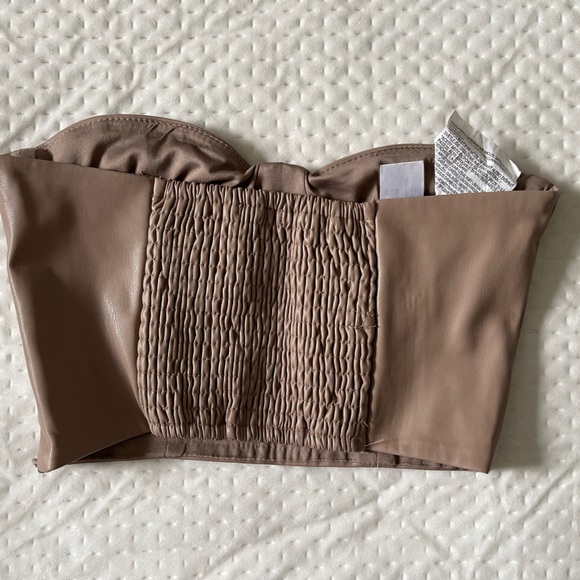 Leather corset top from Zara - Picture 2 of 2